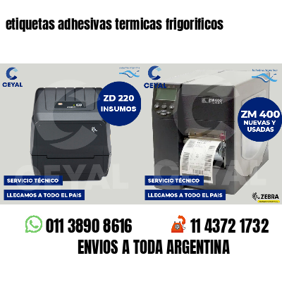 etiquetas adhesivas termicas frigorificos