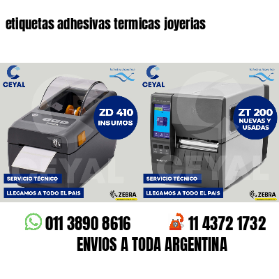 etiquetas adhesivas termicas joyerias