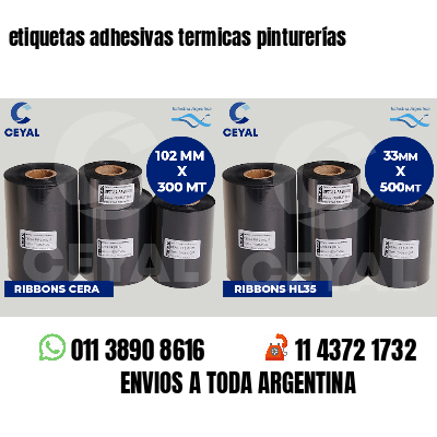 etiquetas adhesivas termicas pinturerías