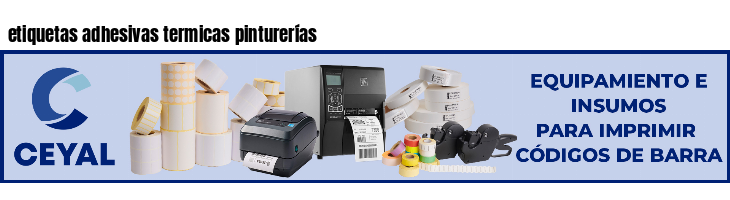 etiquetas adhesivas termicas pinturerías