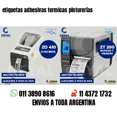 etiquetas adhesivas termicas pinturerías