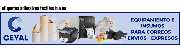 etiquetas adhesivas textiles buzos