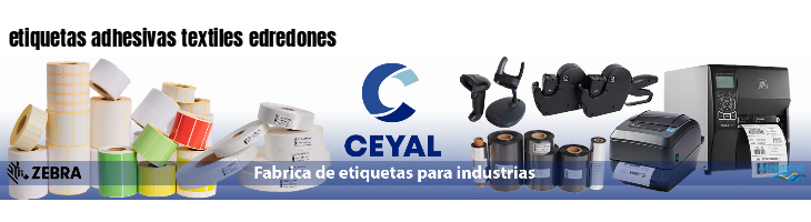etiquetas adhesivas textiles edredones