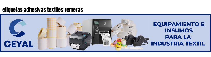 etiquetas adhesivas textiles remeras