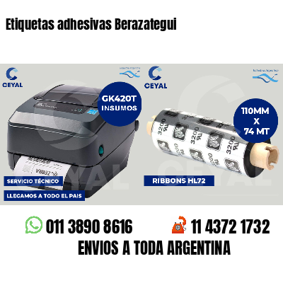 Etiquetas adhesivas Berazategui