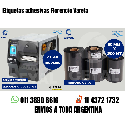 Etiquetas adhesivas Florencio Varela