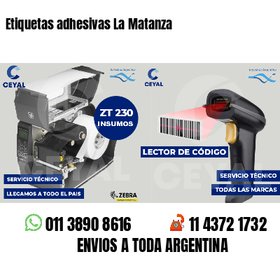 Etiquetas adhesivas La Matanza