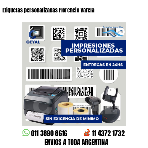 Etiquetas personalizadas Florencio Varela