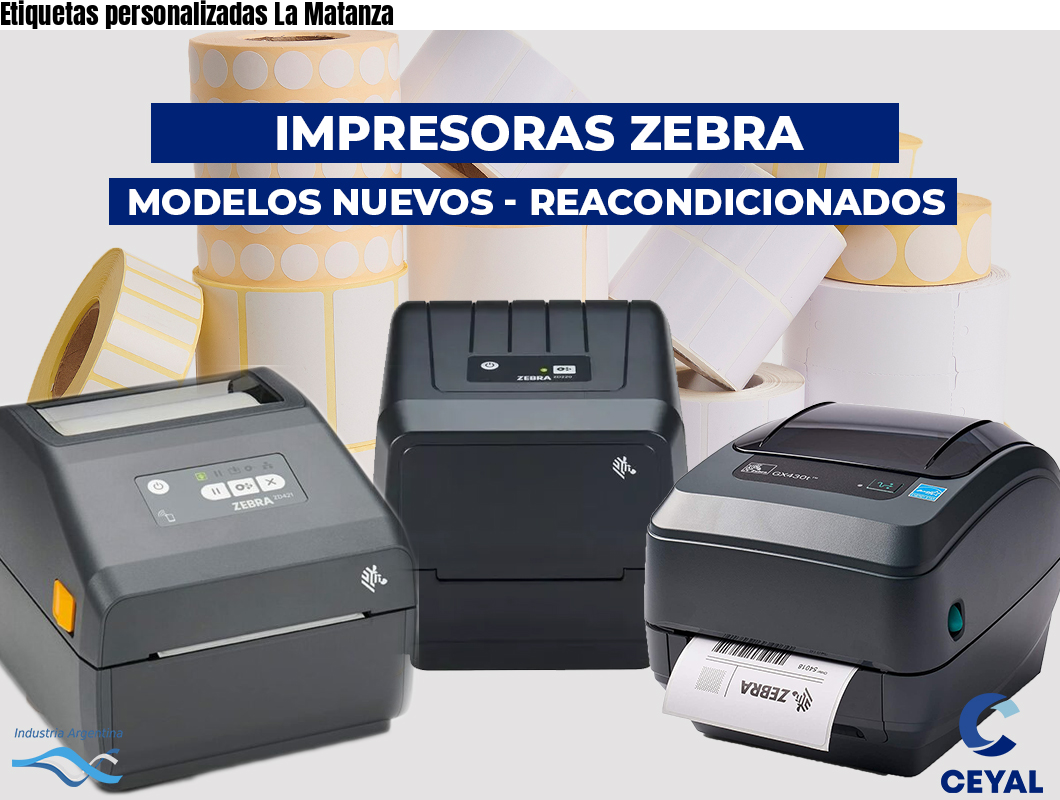 Etiquetas personalizadas La Matanza