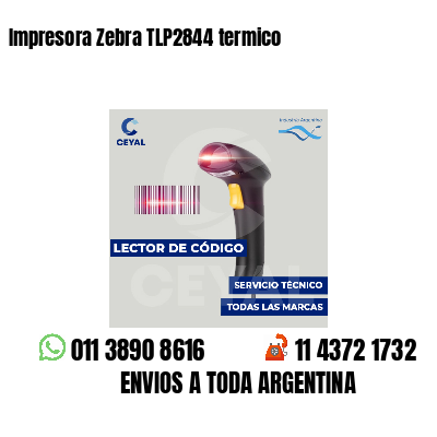 Impresora Zebra TLP2844 termico