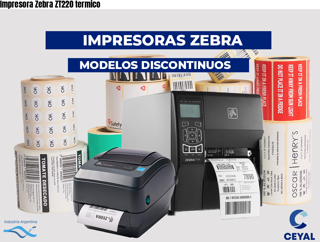 Impresora Zebra ZT220 termico