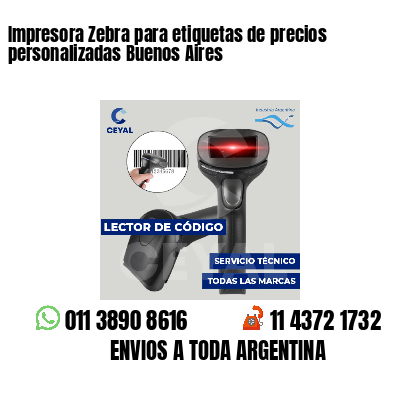 Impresora Zebra para etiquetas de precios personalizadas Buenos Aires