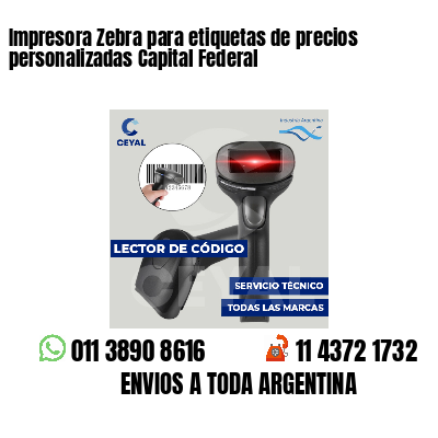 Impresora Zebra para etiquetas de precios personalizadas Capital Federal