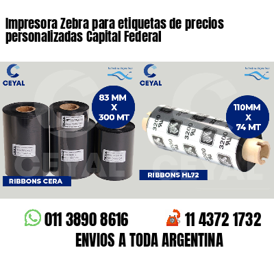 Impresora Zebra para etiquetas de precios personalizadas Capital Federal