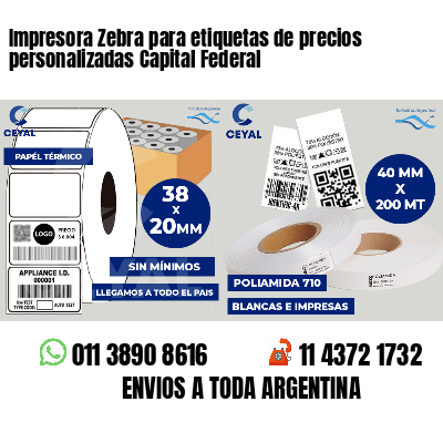 Impresora Zebra para etiquetas de precios personalizadas Capital Federal