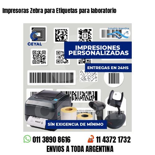 Impresoras Zebra para Etiquetas para laboratorio