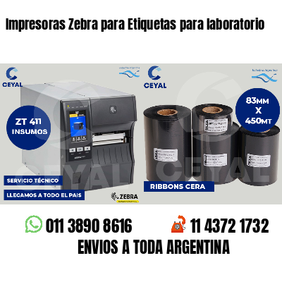 Impresoras Zebra para Etiquetas para laboratorio