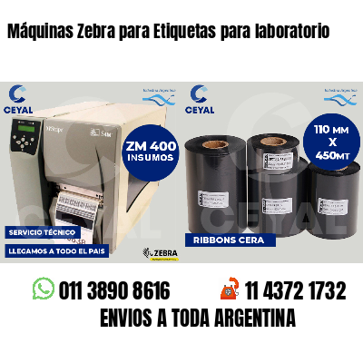 Máquinas Zebra para Etiquetas para laboratorio