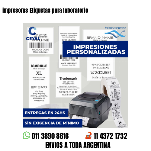 impresoras Etiquetas para laboratorio