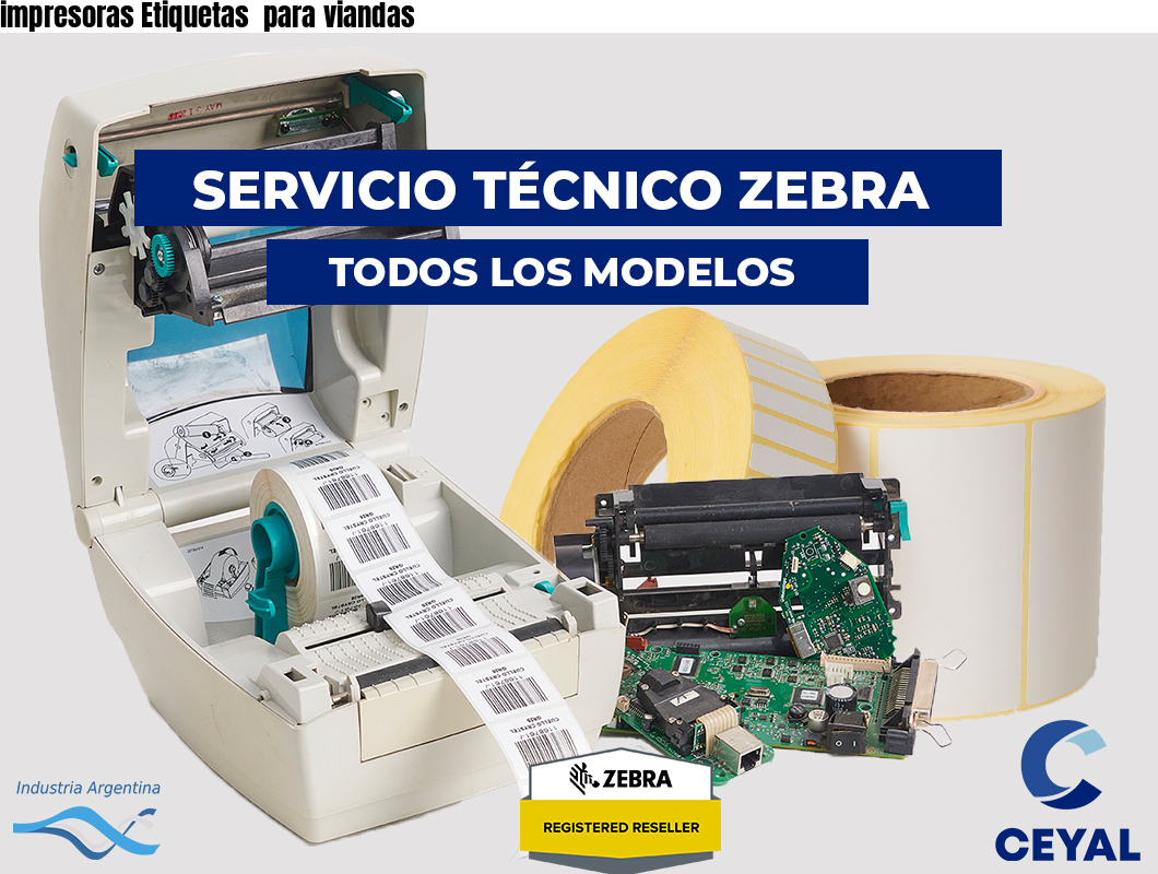 impresoras Etiquetas  para viandas 