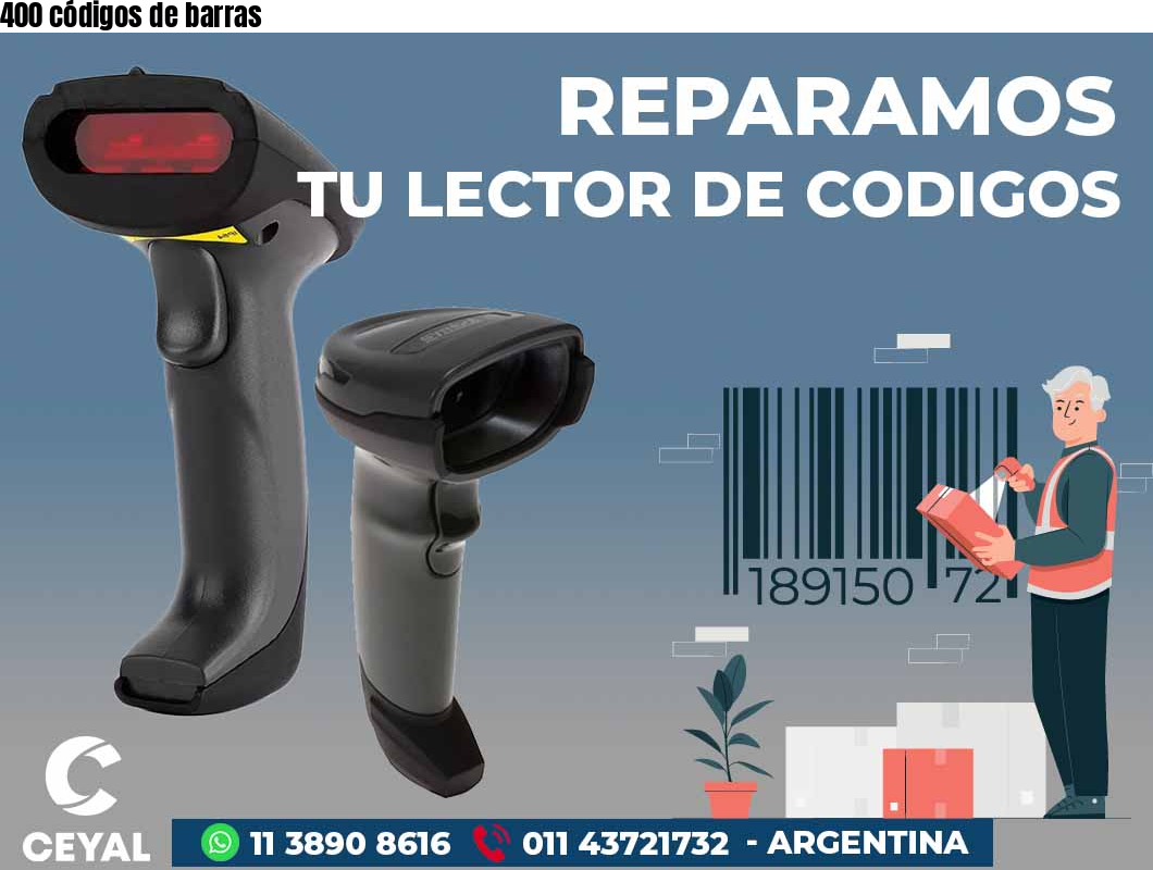 400 códigos de barras