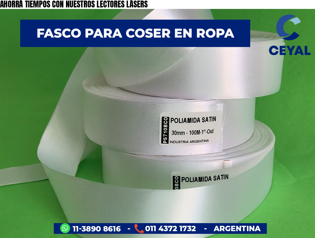 AHORRÁ TIEMPOS CON NUESTROS LECTORES LÁSERS