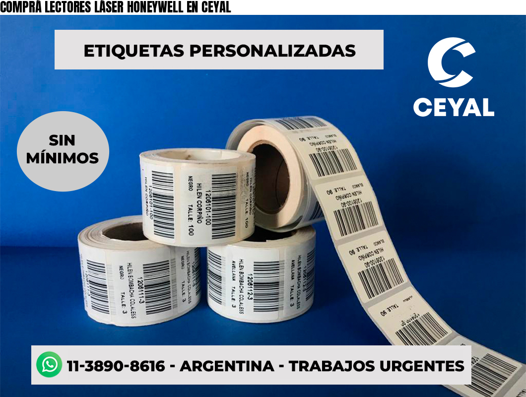 COMPRÁ LECTORES LÁSER HONEYWELL EN CEYAL