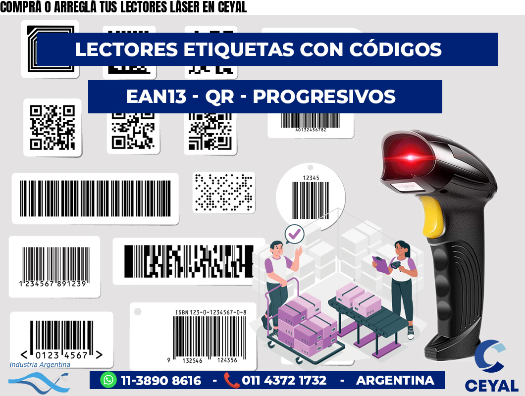 COMPRÁ O ARREGLÁ TUS LECTORES LÁSER EN CEYAL