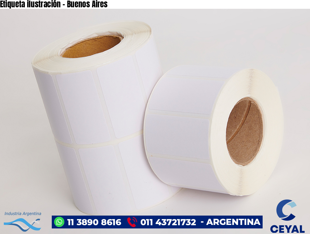 Etiqueta ilustración - Buenos Aires