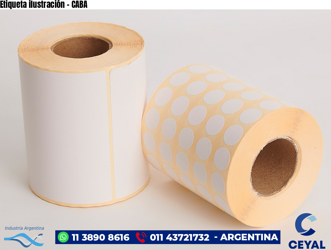 Etiqueta ilustración - CABA