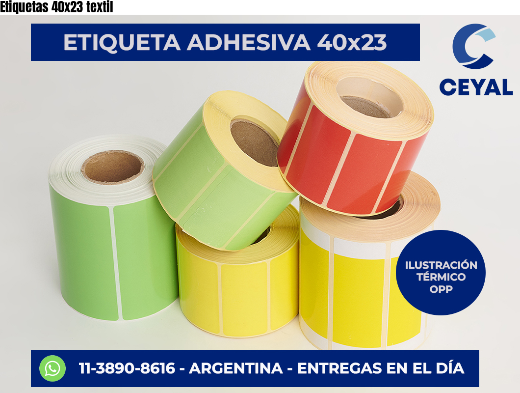 Etiquetas 40×23 textil