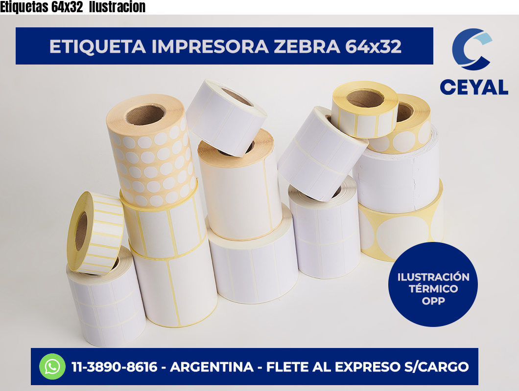 Etiquetas 64×32  Ilustracion