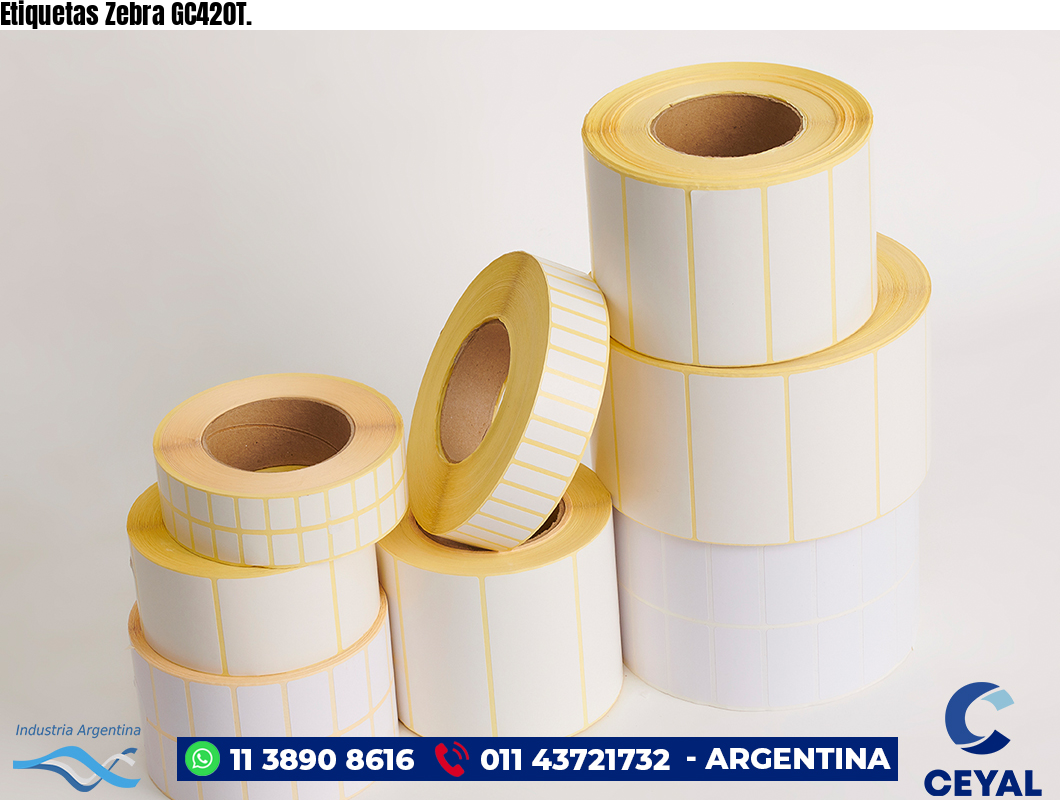 Etiquetas Zebra GC420T.