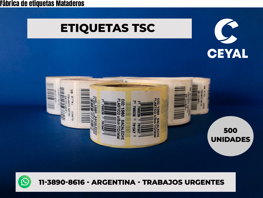 Fábrica de etiquetas Mataderos