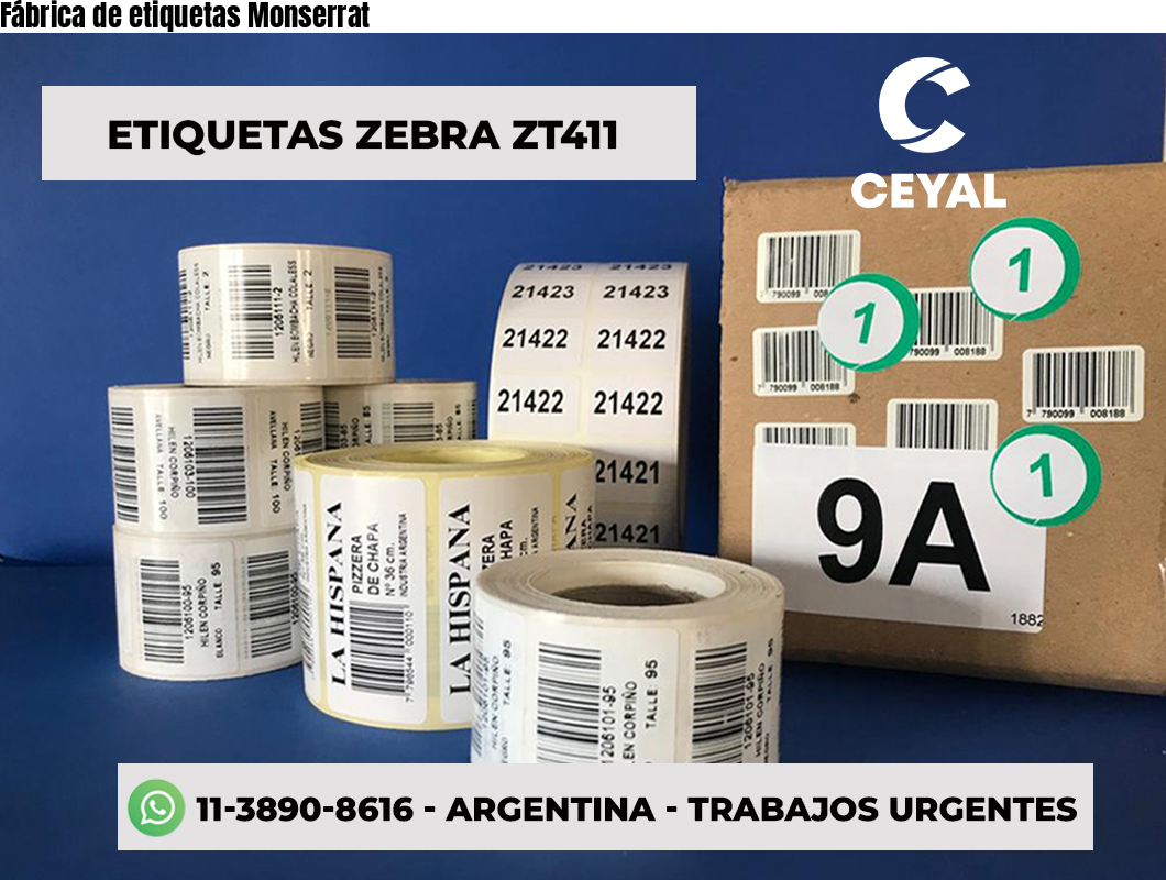 Fábrica de etiquetas Monserrat