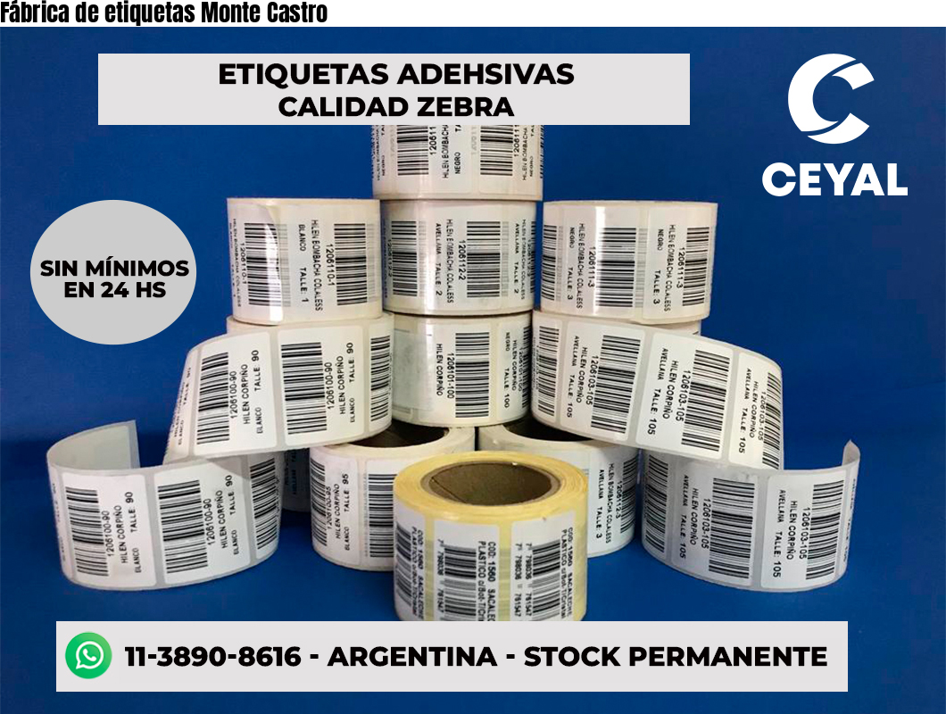 Fábrica de etiquetas Monte Castro
