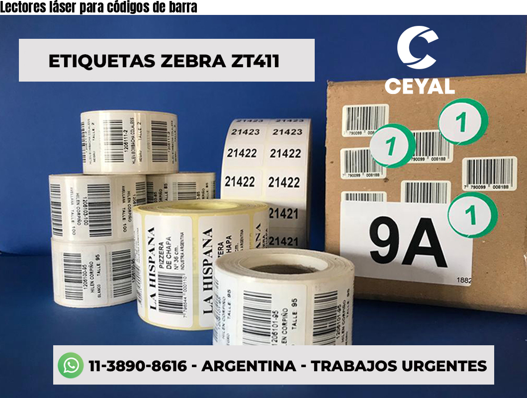 Lectores láser para códigos de barra