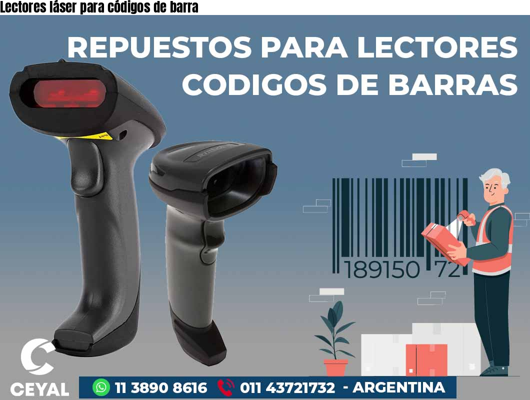 Lectores láser para códigos de barra