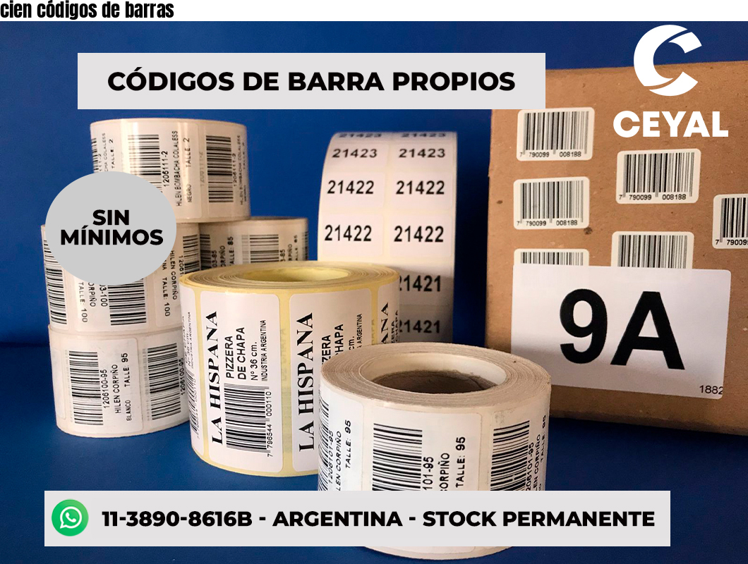 cien códigos de barras