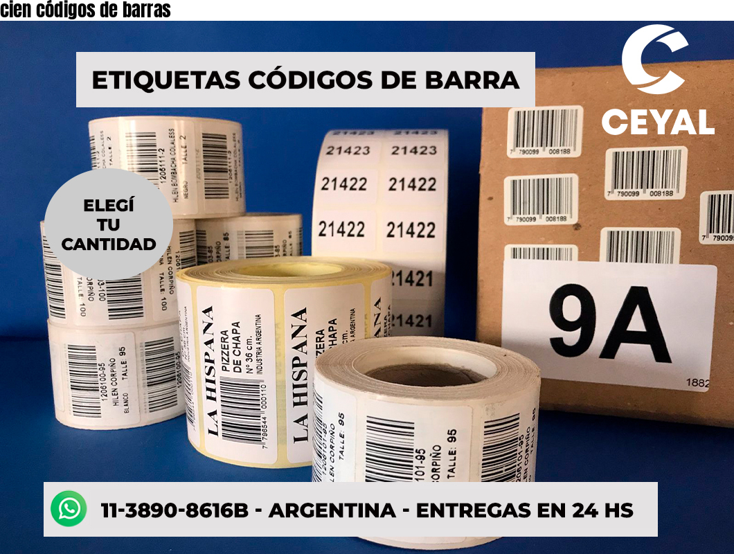 cien códigos de barras