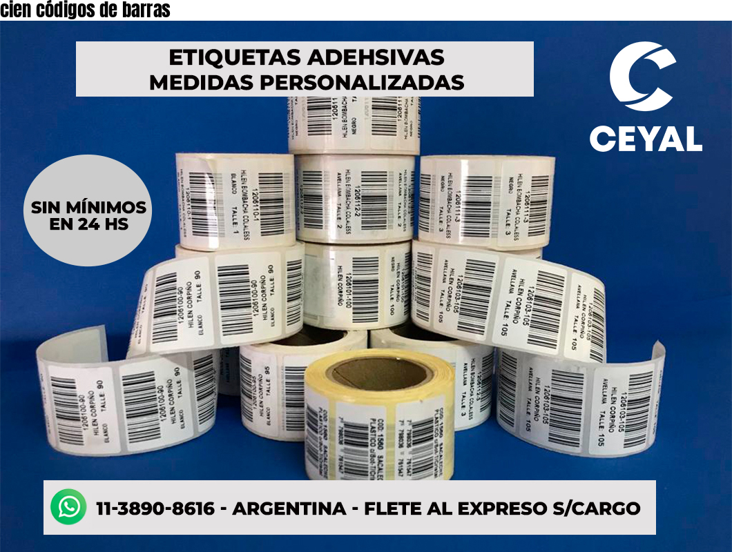 cien códigos de barras