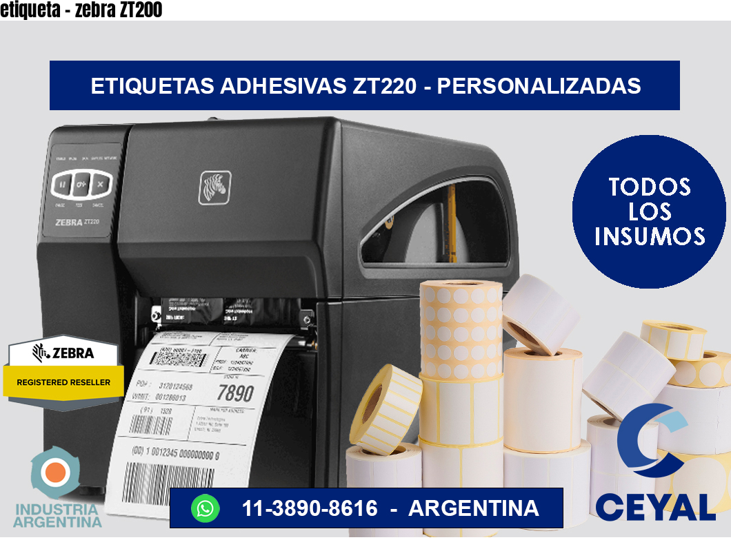etiqueta – zebra ZT200