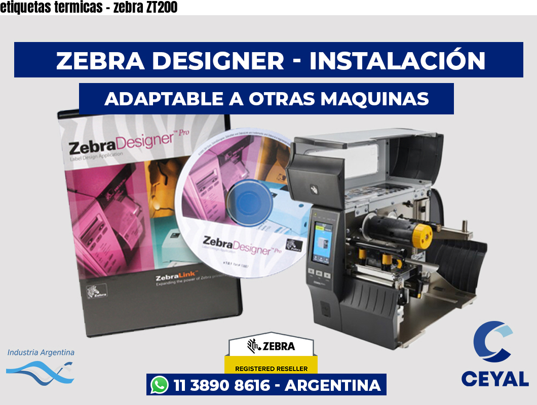 etiquetas termicas - zebra ZT200