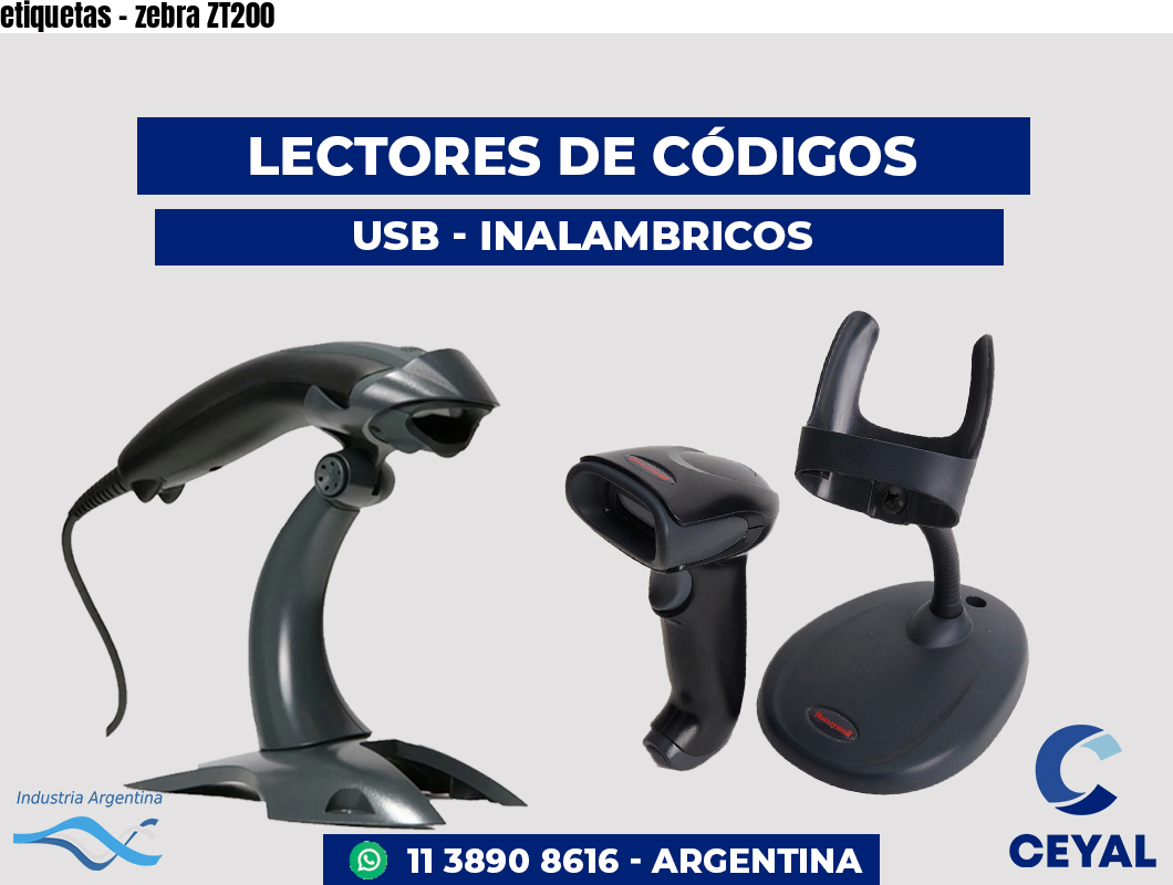 etiquetas - zebra ZT200
