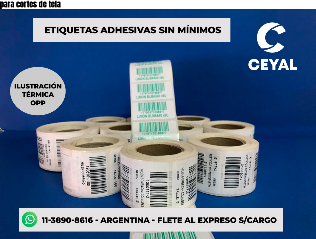 para cortes de tela