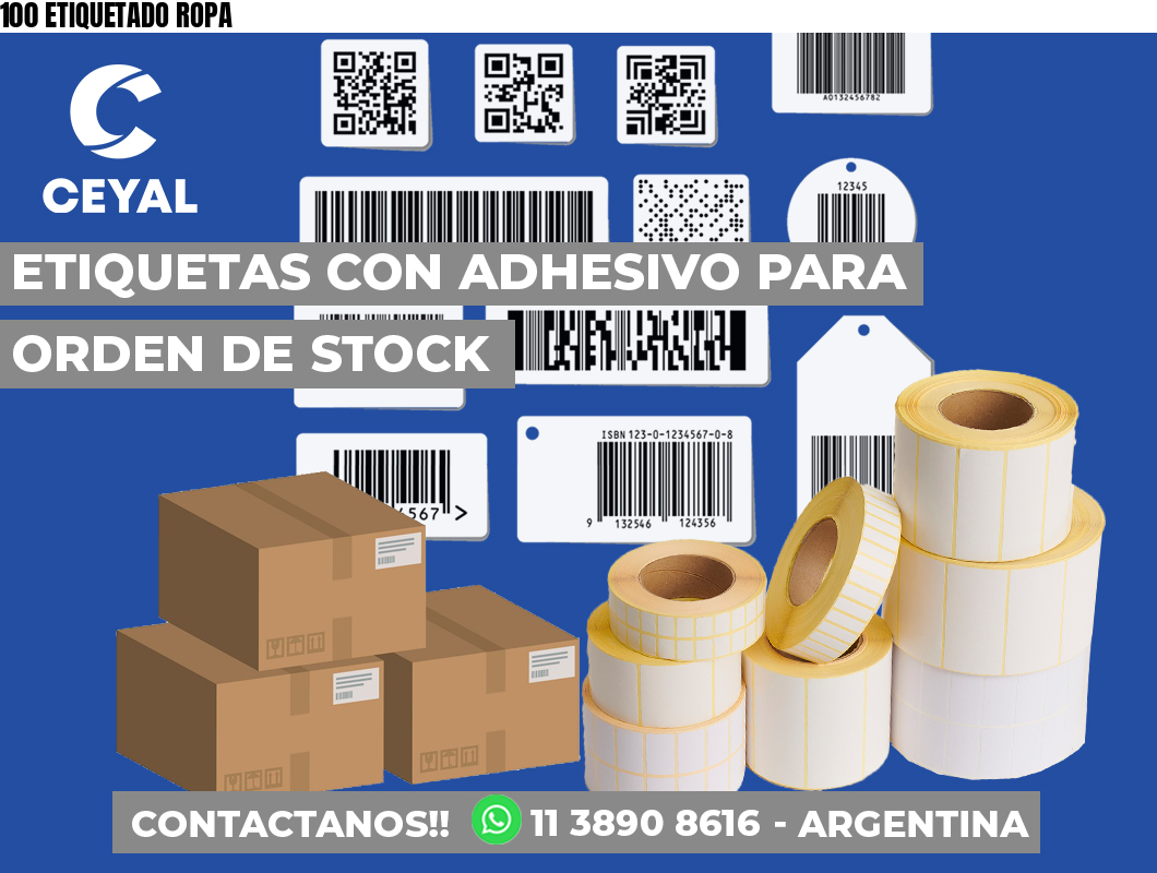 100 ETIQUETADO ROPA