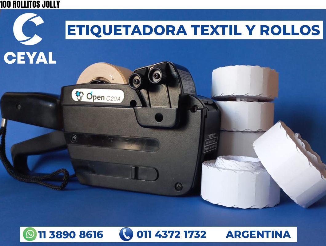 100 ROLLITOS JOLLY