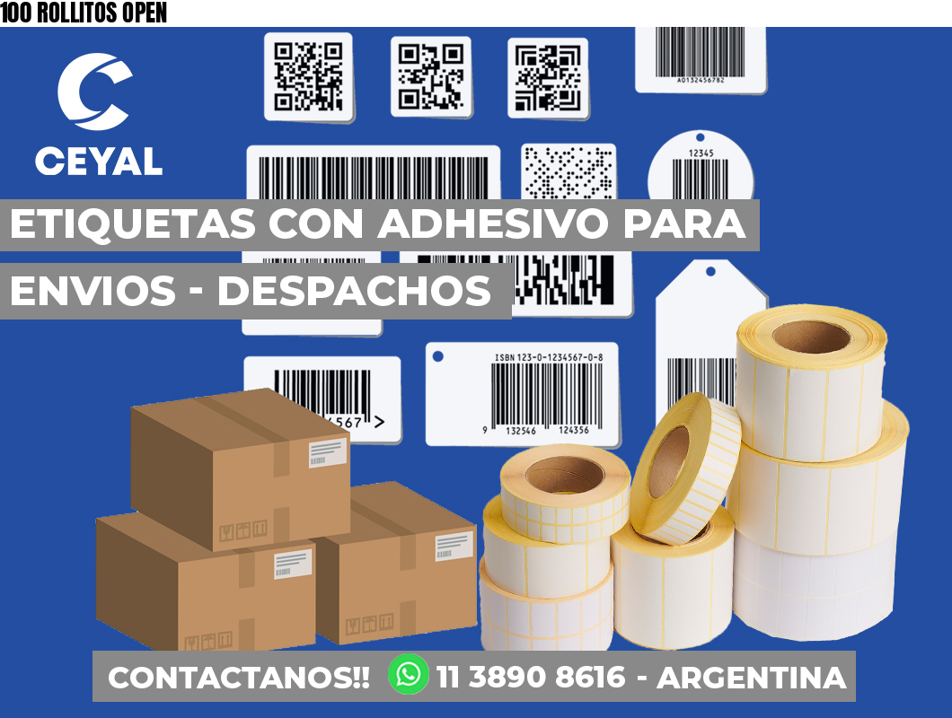 100 ROLLITOS OPEN