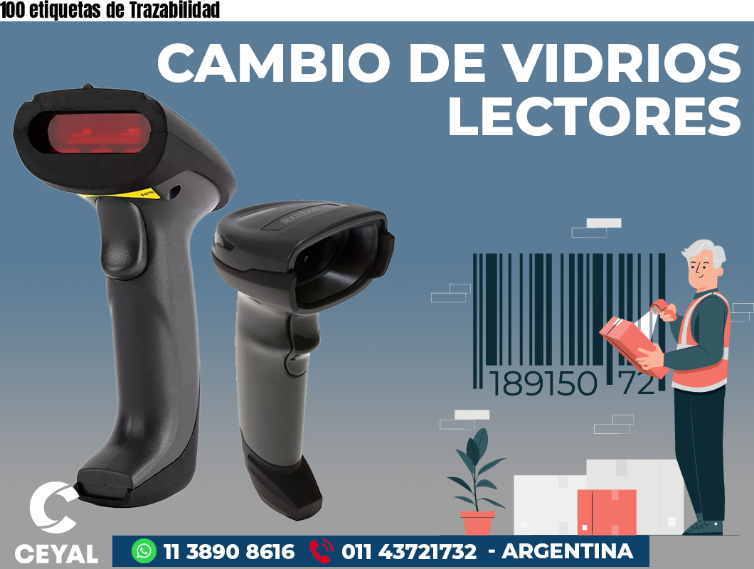 100 etiquetas de Trazabilidad