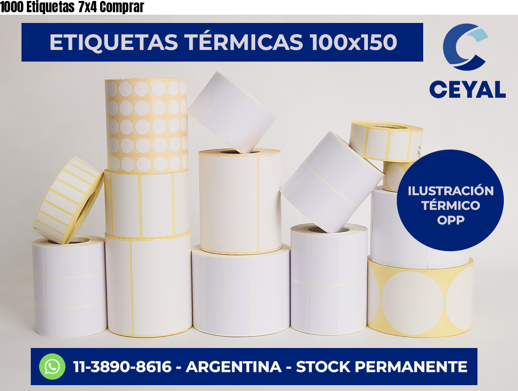 1000 Etiquetas 7×4 Comprar